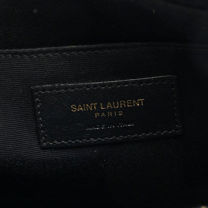Saint Laurent Calfskin Matelasse Monogram Lou Camera Bag Navy 6 of 9