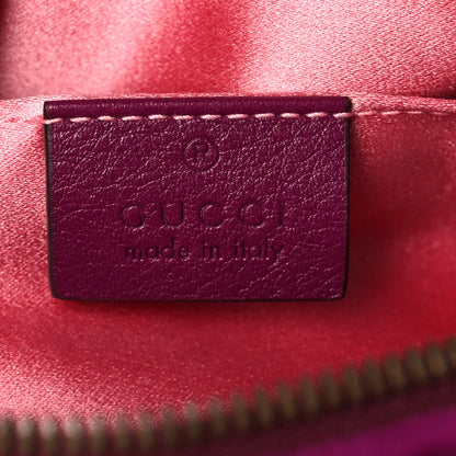 Gucci Velvet Matelasse GG Marmont Belt Bag 75 30 Fuchsia Violet Cyclamen 6 of 11