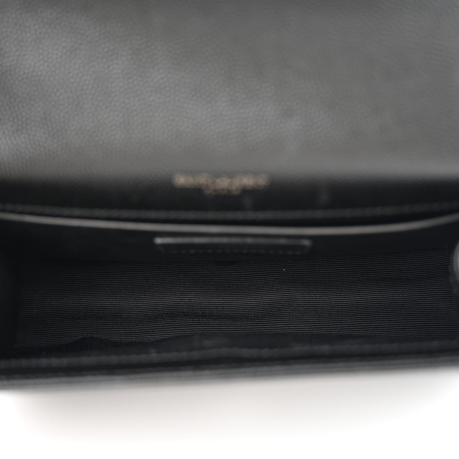 Saint Laurent Grain De Poudre Small Monogram Monochrome Kate Satchel Black 5 of 10
