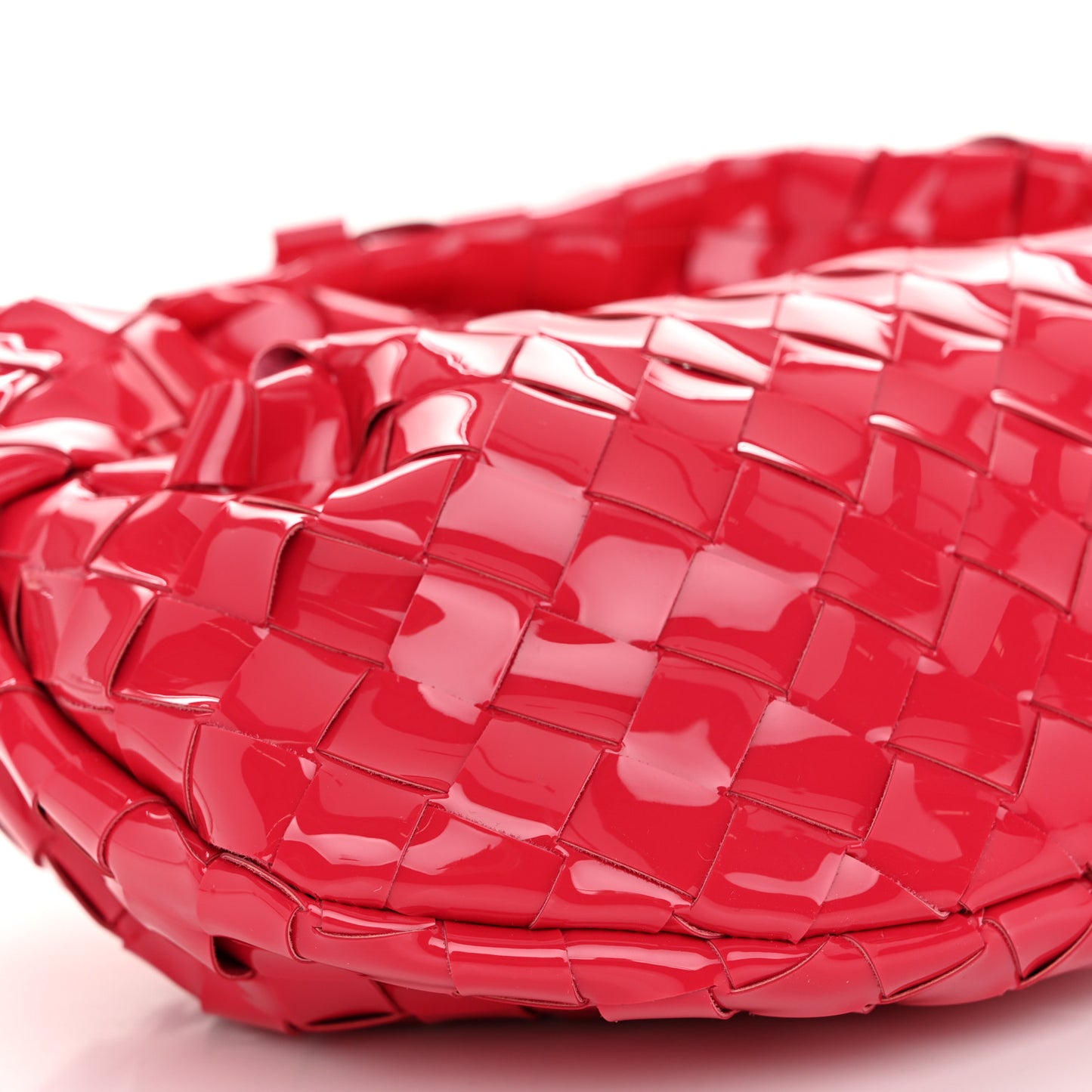 Patent Nappa Intrecciato Mini Jodie Candy Stripe