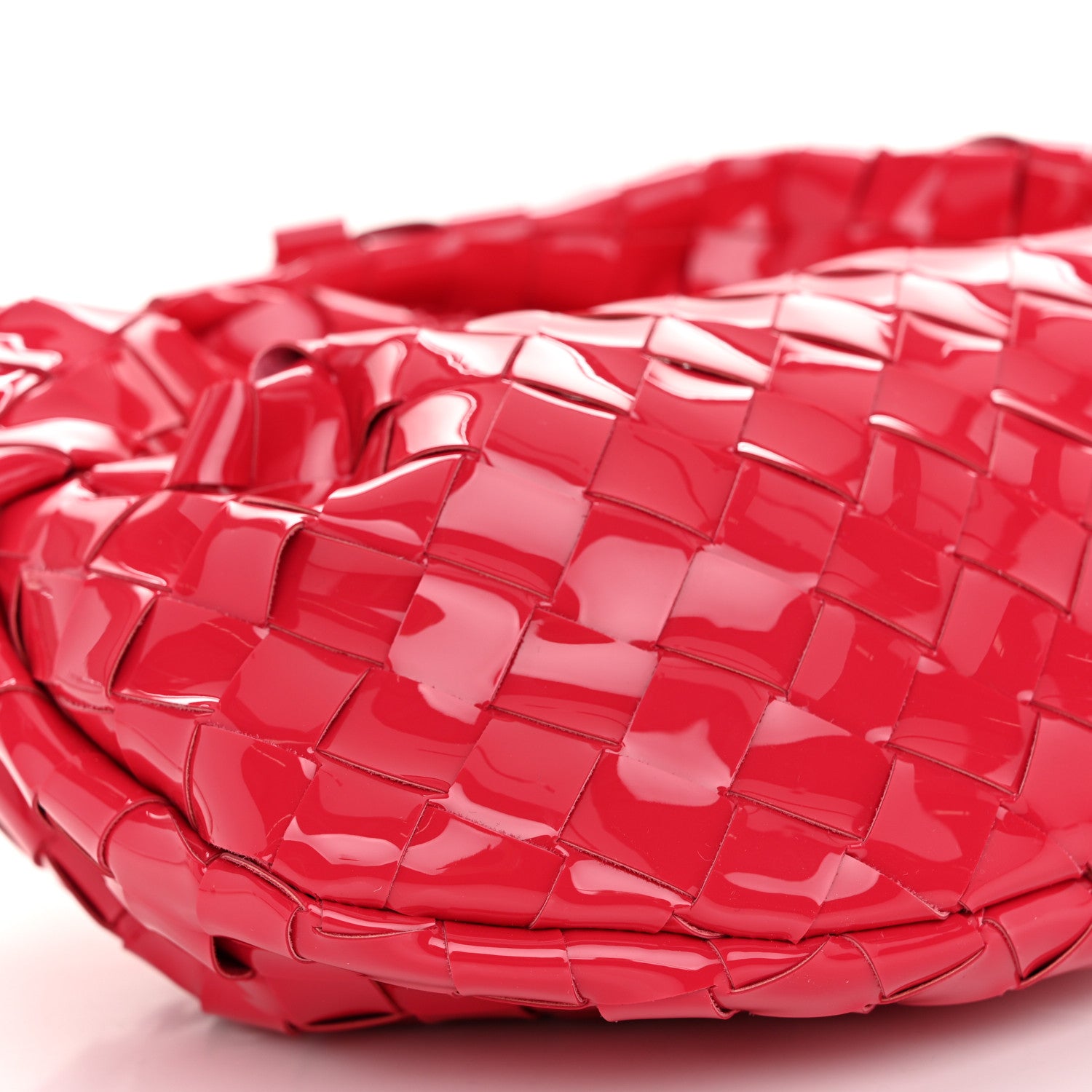 Bottega Veneta Patent Nappa Intrecciato Mini Jodie Candy Stripe 9 of 12