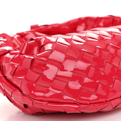 Bottega Veneta Patent Nappa Intrecciato Mini Jodie Candy Stripe 9 of 12