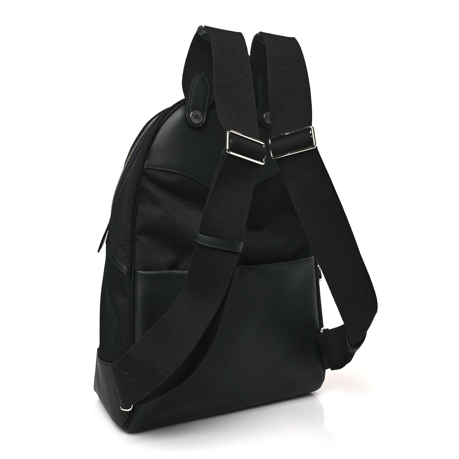 Hermes Bivoac Canvas Swift Allback Backpack Black 3 of 9