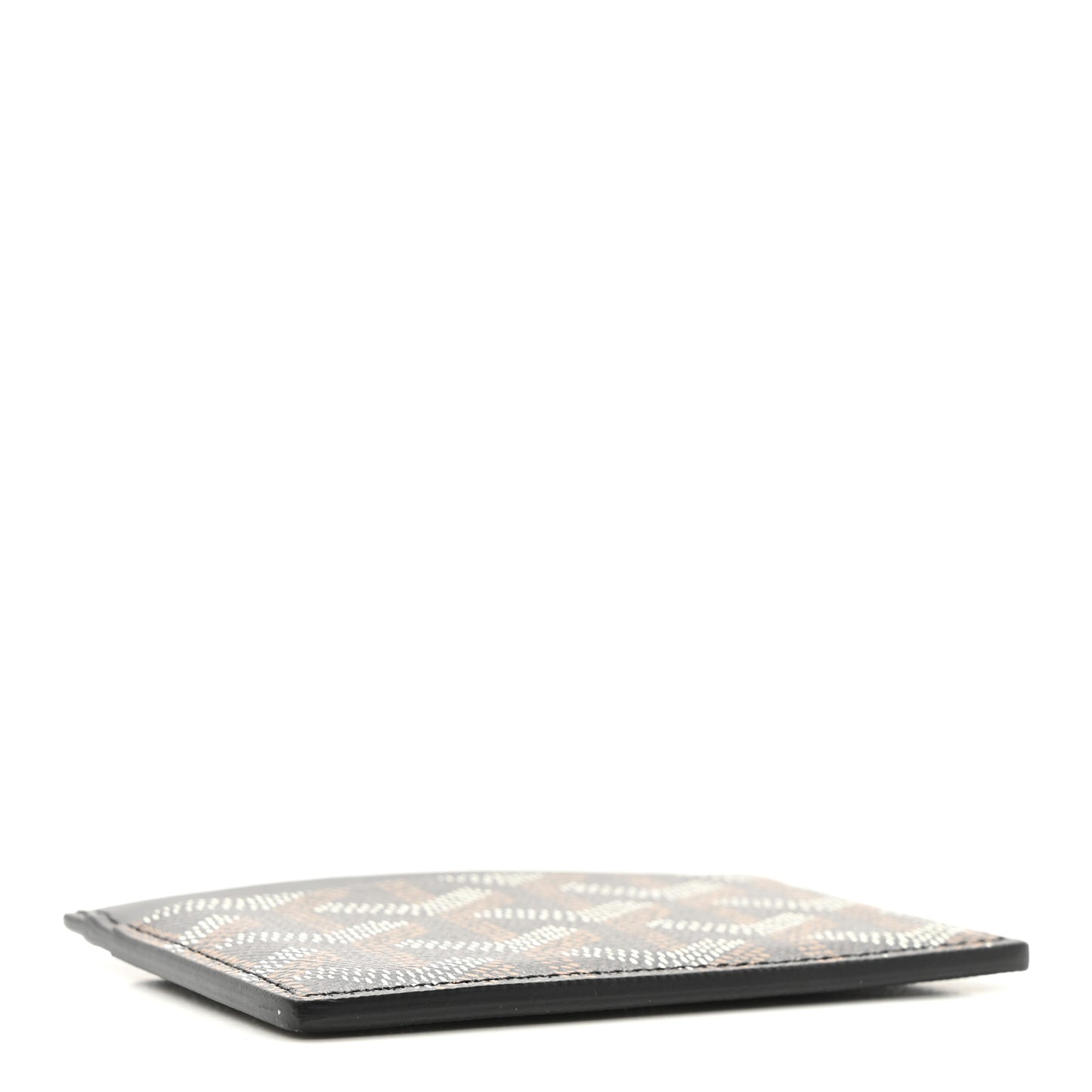 Goyardine Saint Sulpice Card Holder Black