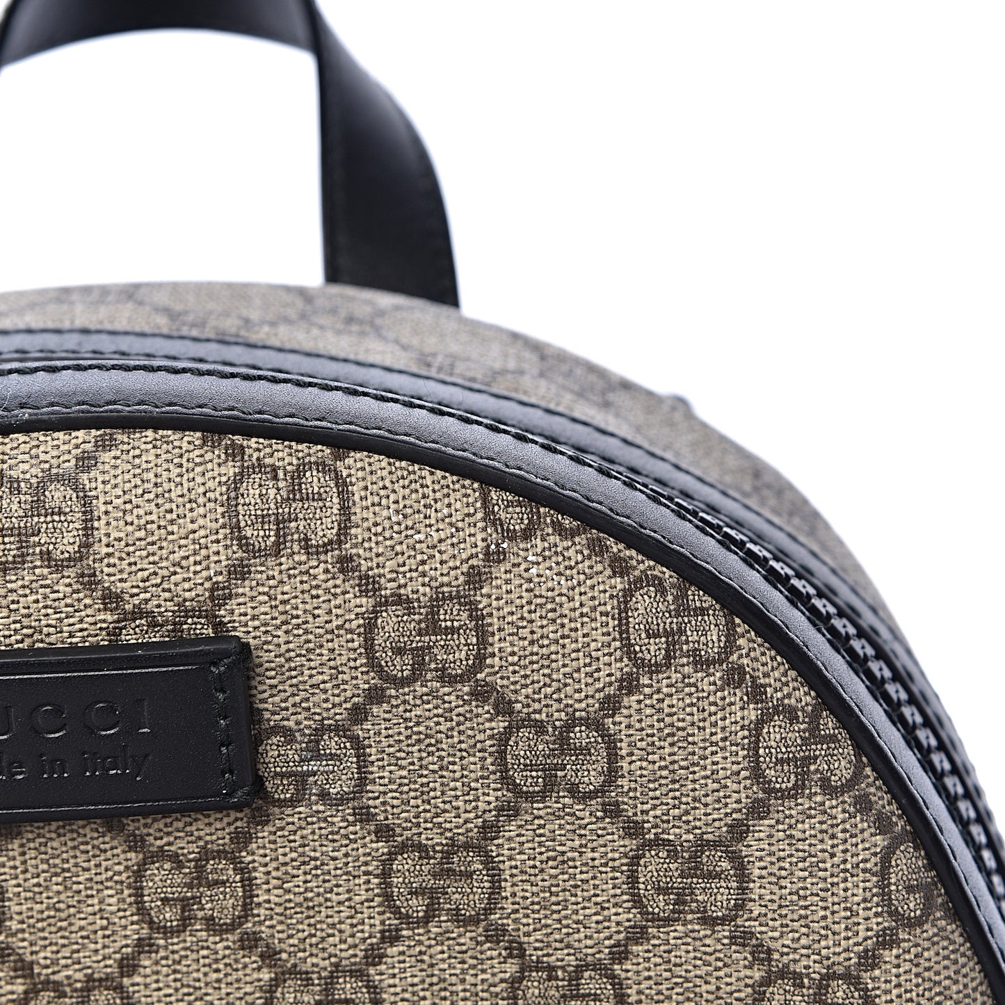 GG Supreme Monogram Small Eden Day Backpack Black