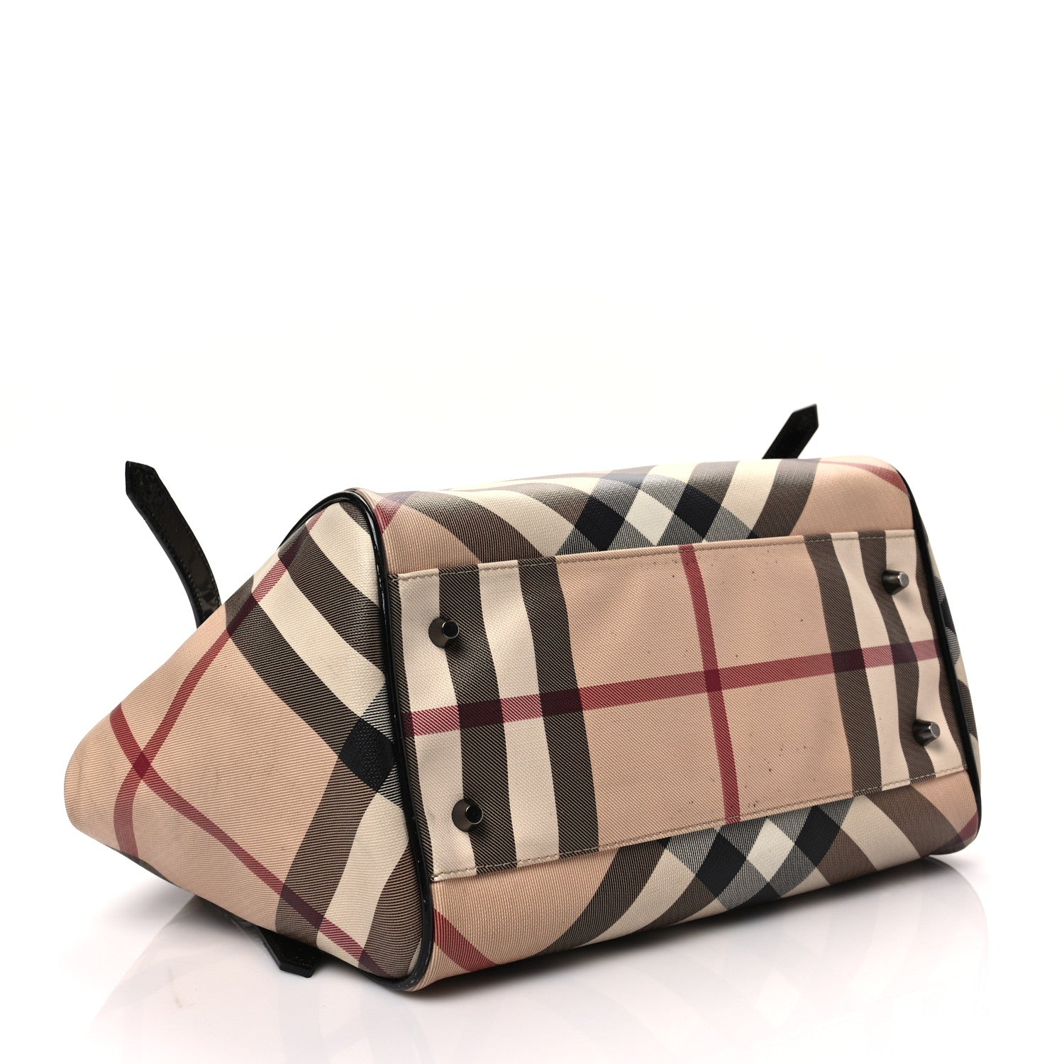 Burberry Nova Check Small Canterbury Tote Black 4 of 7