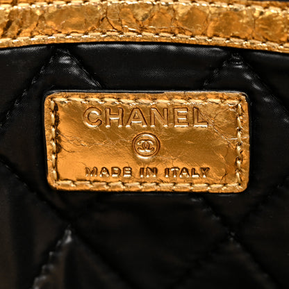 Chanel Metallic Calfskin Votez Coco Pouch Gold 6 of 7