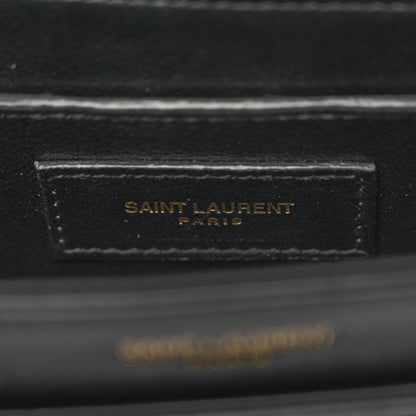 Saint Laurent Smooth Calfskin Small Solferino Satchel Black 6 of 11