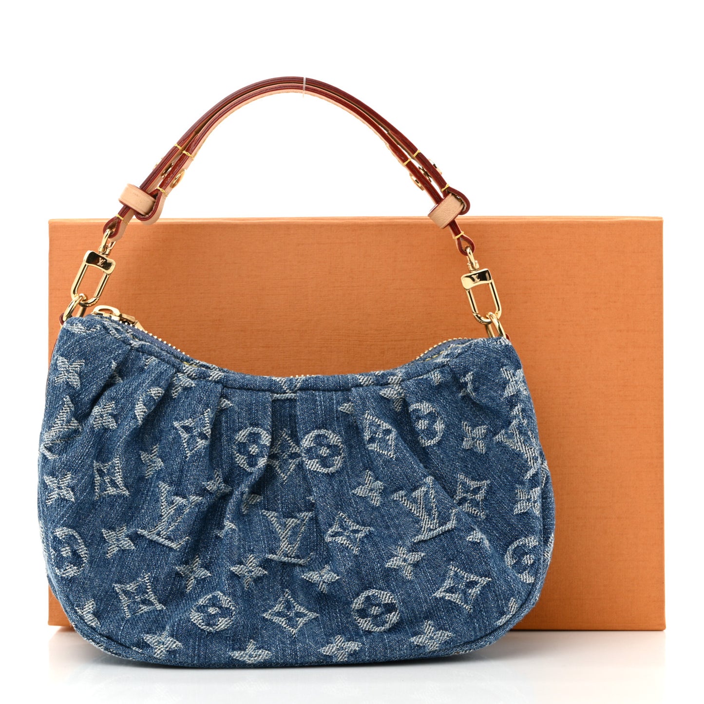 Monogram Denim Pochette Valley Blue