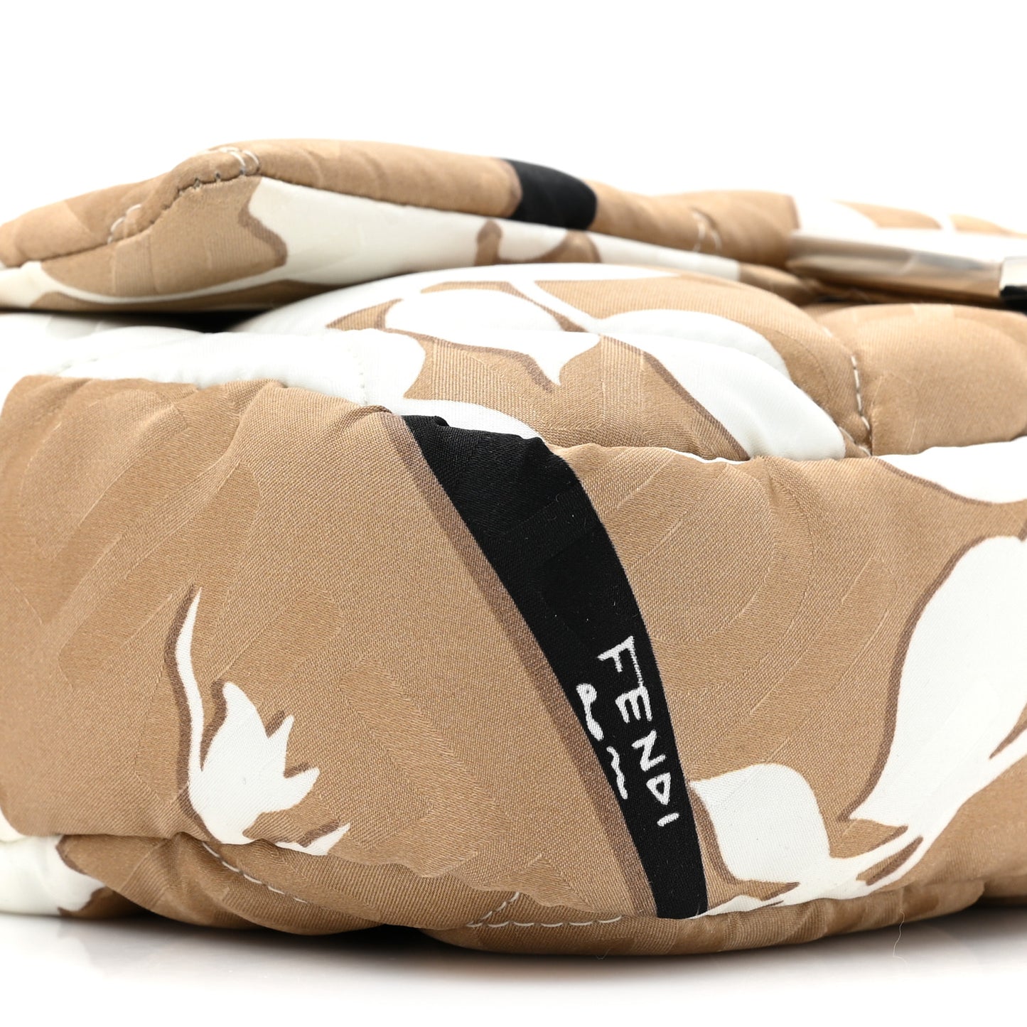 Seta Logo Rosa Scarf Baguette Beige Amido White