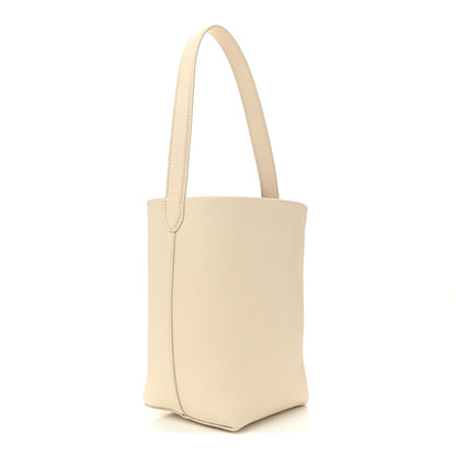 The Row Grained Calfskin Small N/S Park Tote Ivory 3 of 9