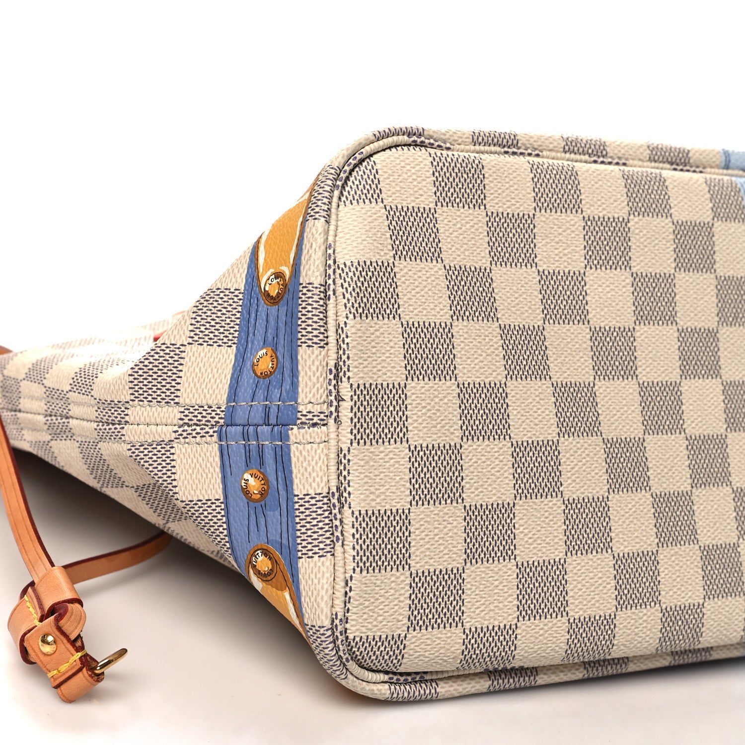 Louis Vuitton Damier Azur Summer Trunks Neo Neverfull MM 9 of 10