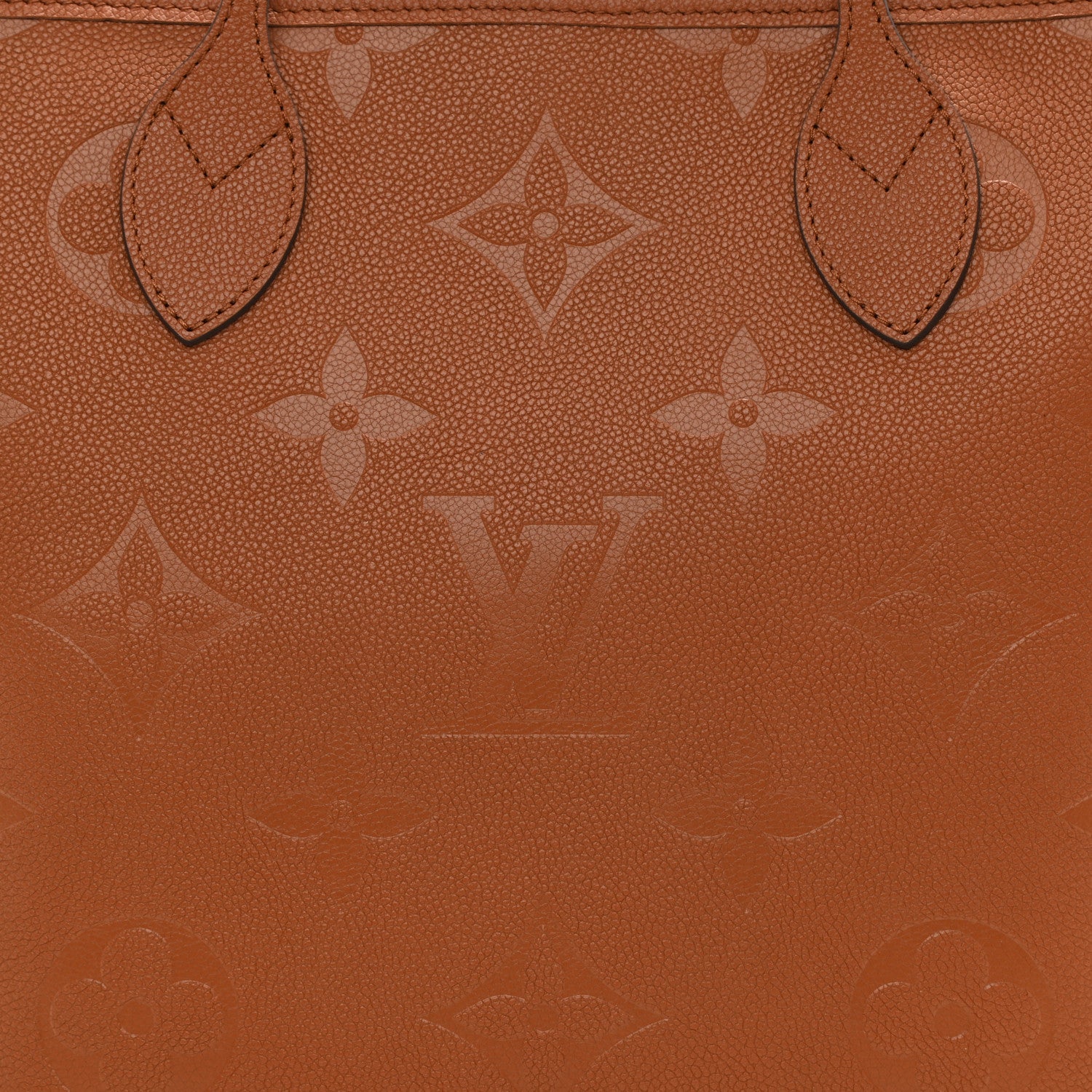 Louis Vuitton Empreinte Monogram Giant Neverfull MM Cognac 9 of 9
