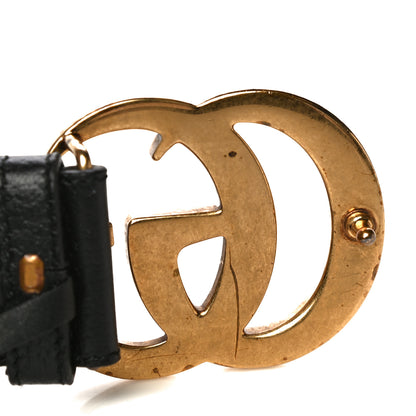 Gucci Textured Calfskin Double G 40mm Belt 95 38 Black 8 of 11