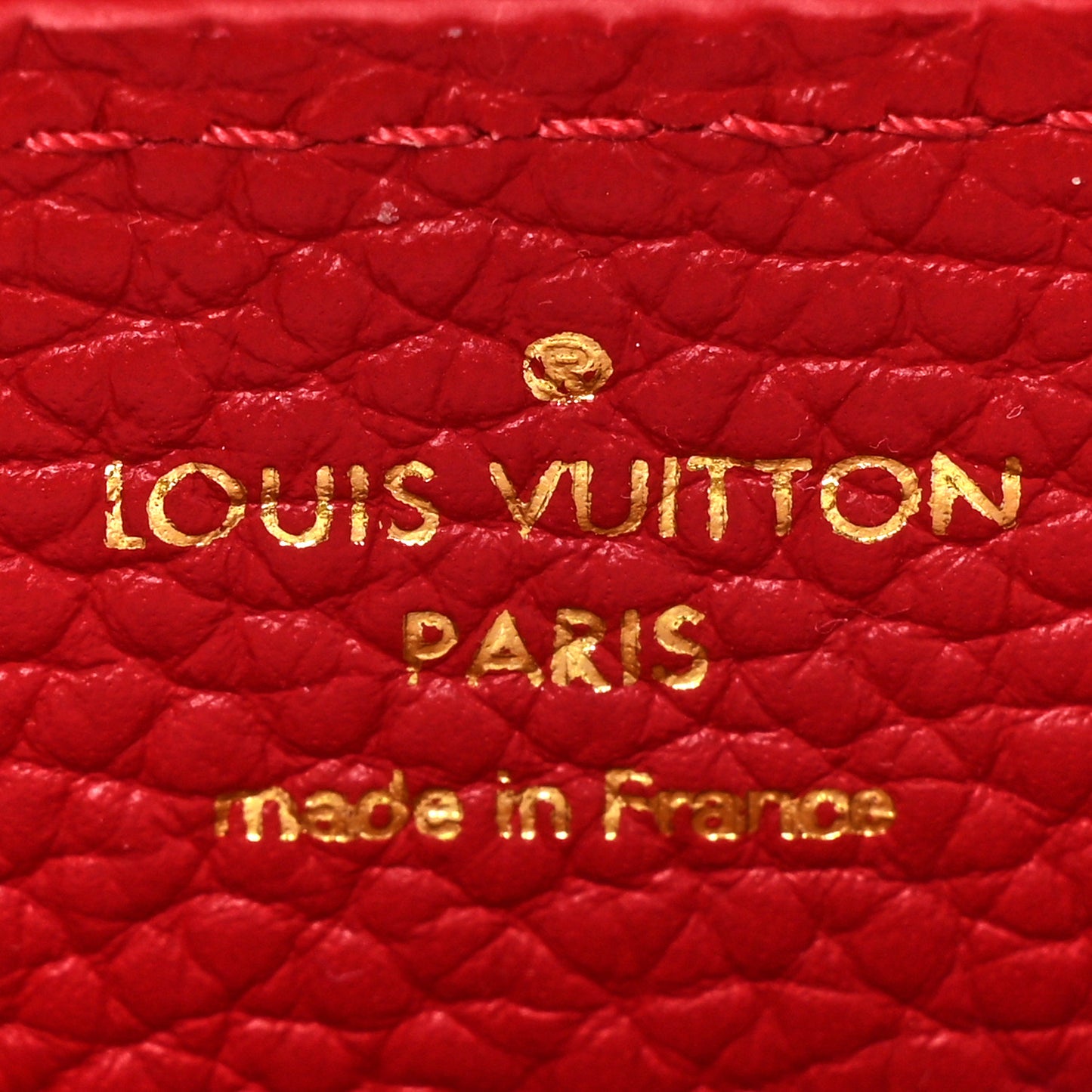 Taurillon Mini Capucines Scarlet