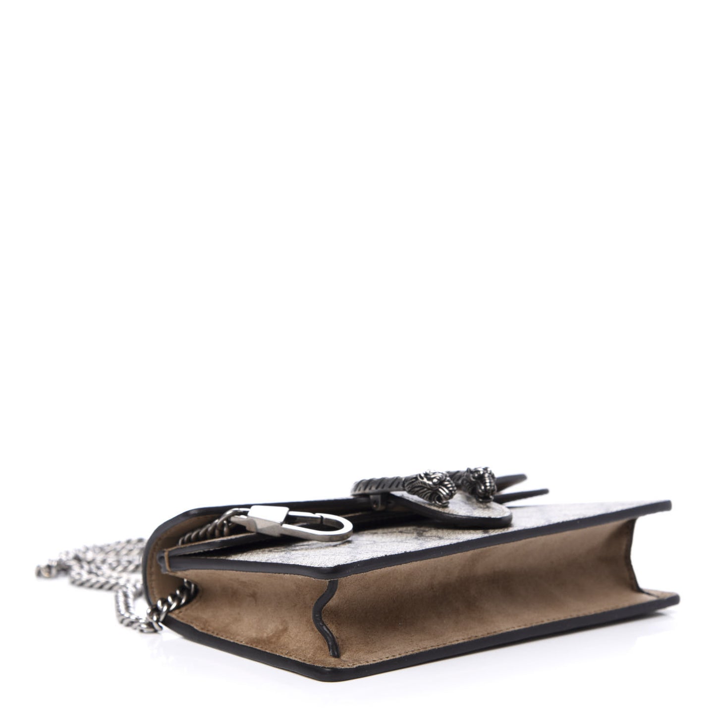 GG Supreme Monogram Super Mini Dionysus Shoulder Bag Taupe