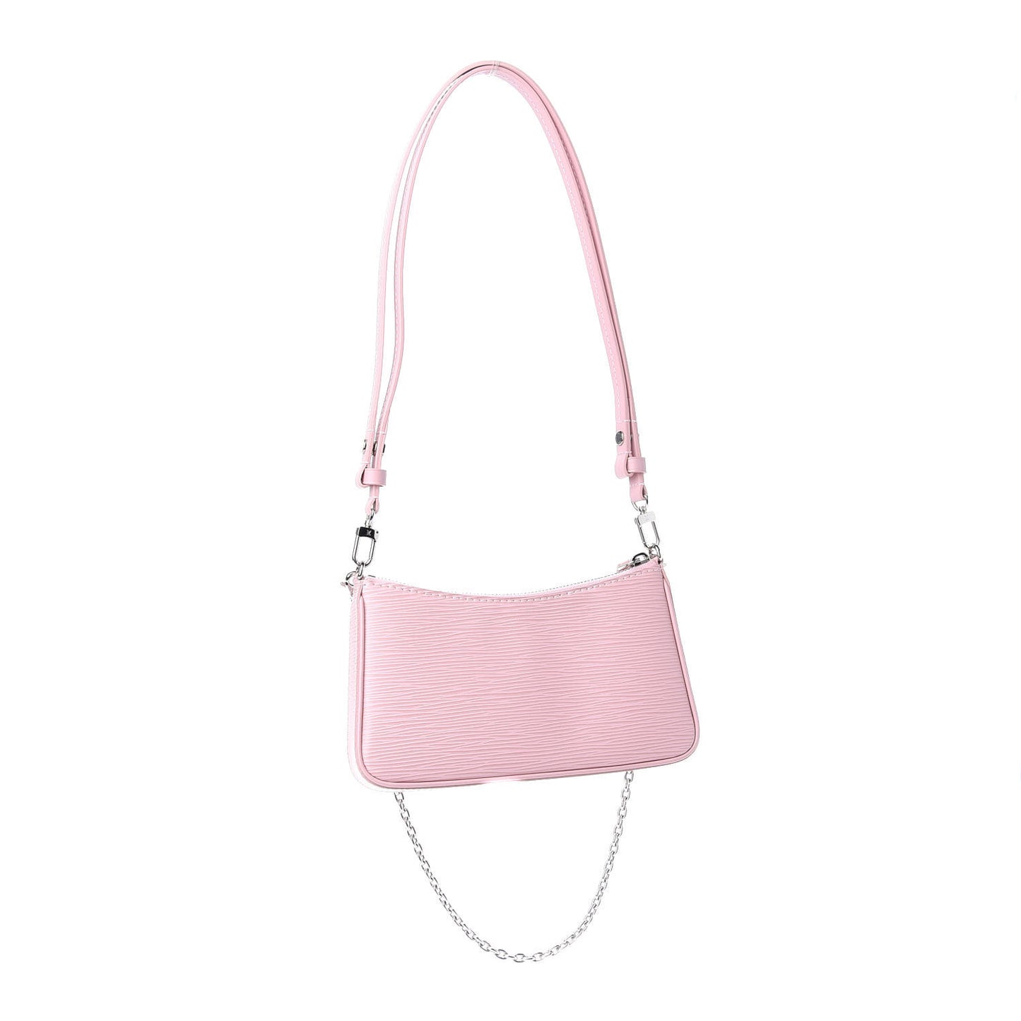 Epi Easy Pouch On Strap Rose Ballerine
