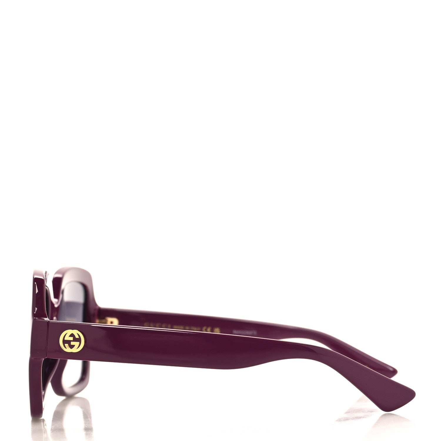 Gucci Acetate Square Frame Sunglasses GG1337S Purple 3 of 7