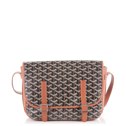 Goyard Goyardine Belvedere MM Messenger Bag Black Gold 1 of 6