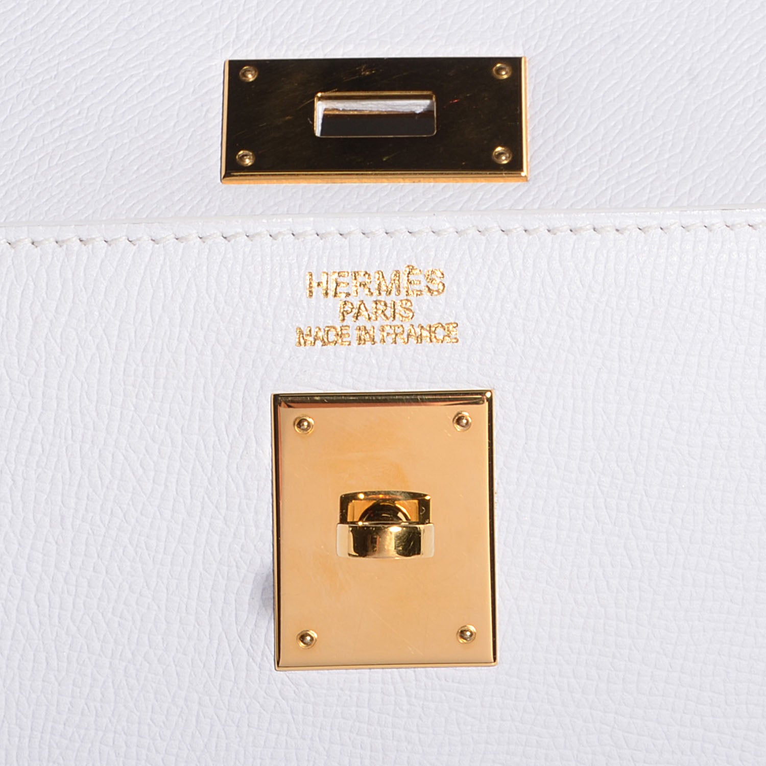 Hermes Epsom Kelly Sellier 40 White 5 of 25