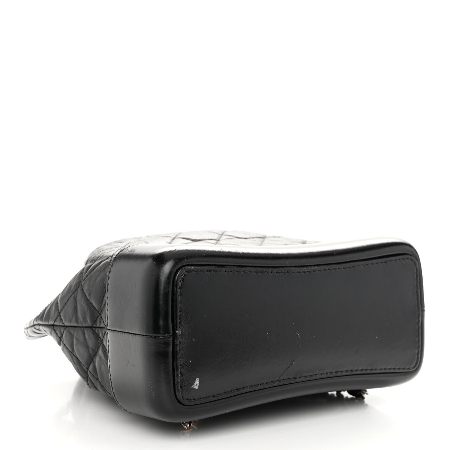 Chanel Aged Calfskin Quilted Small Gabrielle Backpack Black 4 of 10