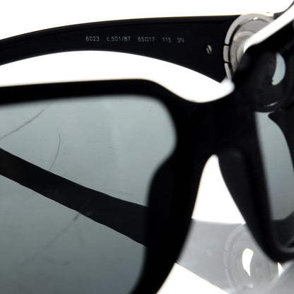 Chanel CC Sunglasses 6023 Black 5 of 8