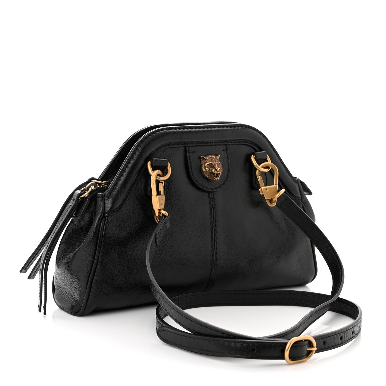 Gucci Calfskin Small Re(Belle) Crossbody Bag Black 3 of 10