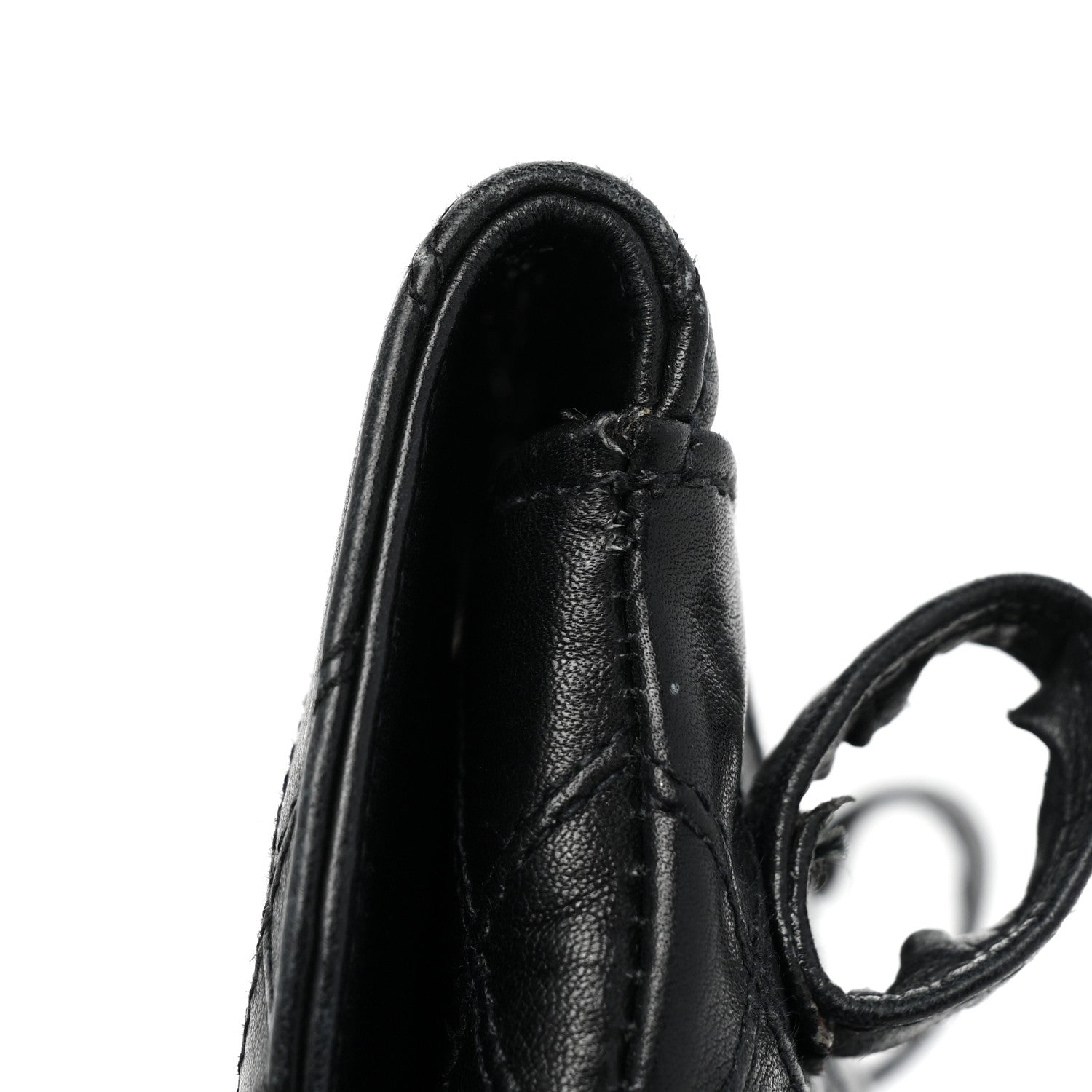 Chanel Lambskin Diamond Stitched Flap Waist Belt Bag 70 28 Black 19 of 19