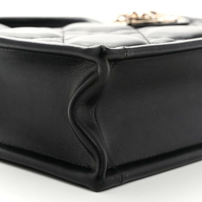 Christian Dior Calfskin Macrocannage Mini Book Tote Black 9 of 10
