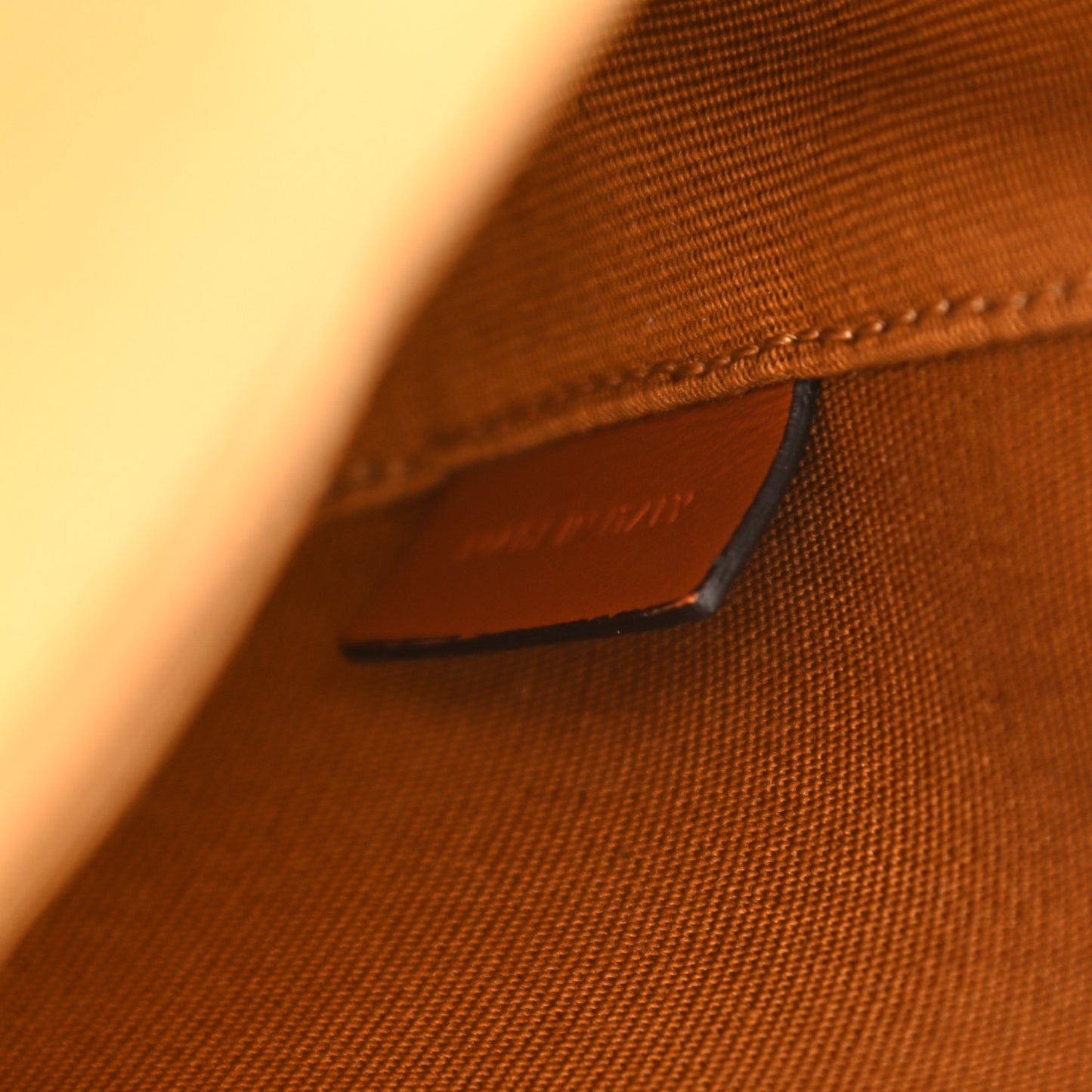 Triomphe Canvas Calfskin Mini Besace Bag White