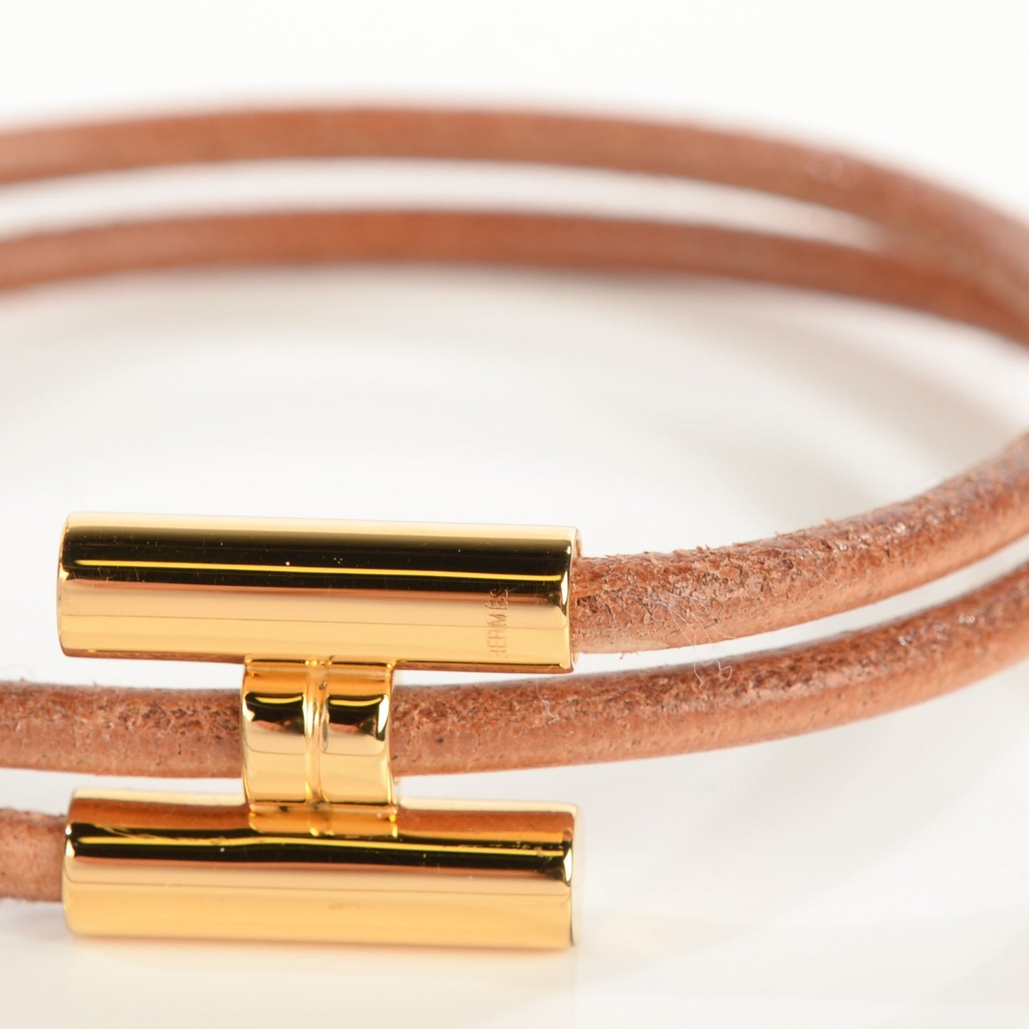 Natural Double Wrap Cord Tournis Bracelet