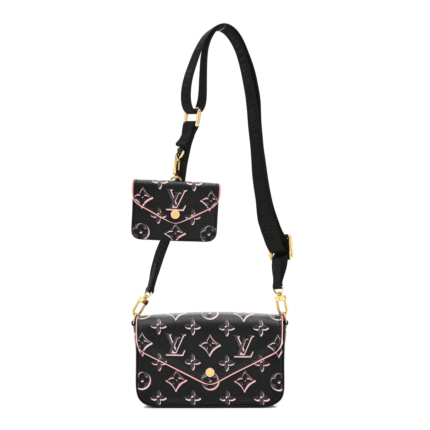 Louis Vuitton Monogram Fall For You Felicie Strap & Go Black 1 of 9