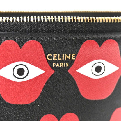Celine X ANNELI SANAYE HENRIKSSON Smooth Calfskin Telepathic Pouch Black Red 6 of 7