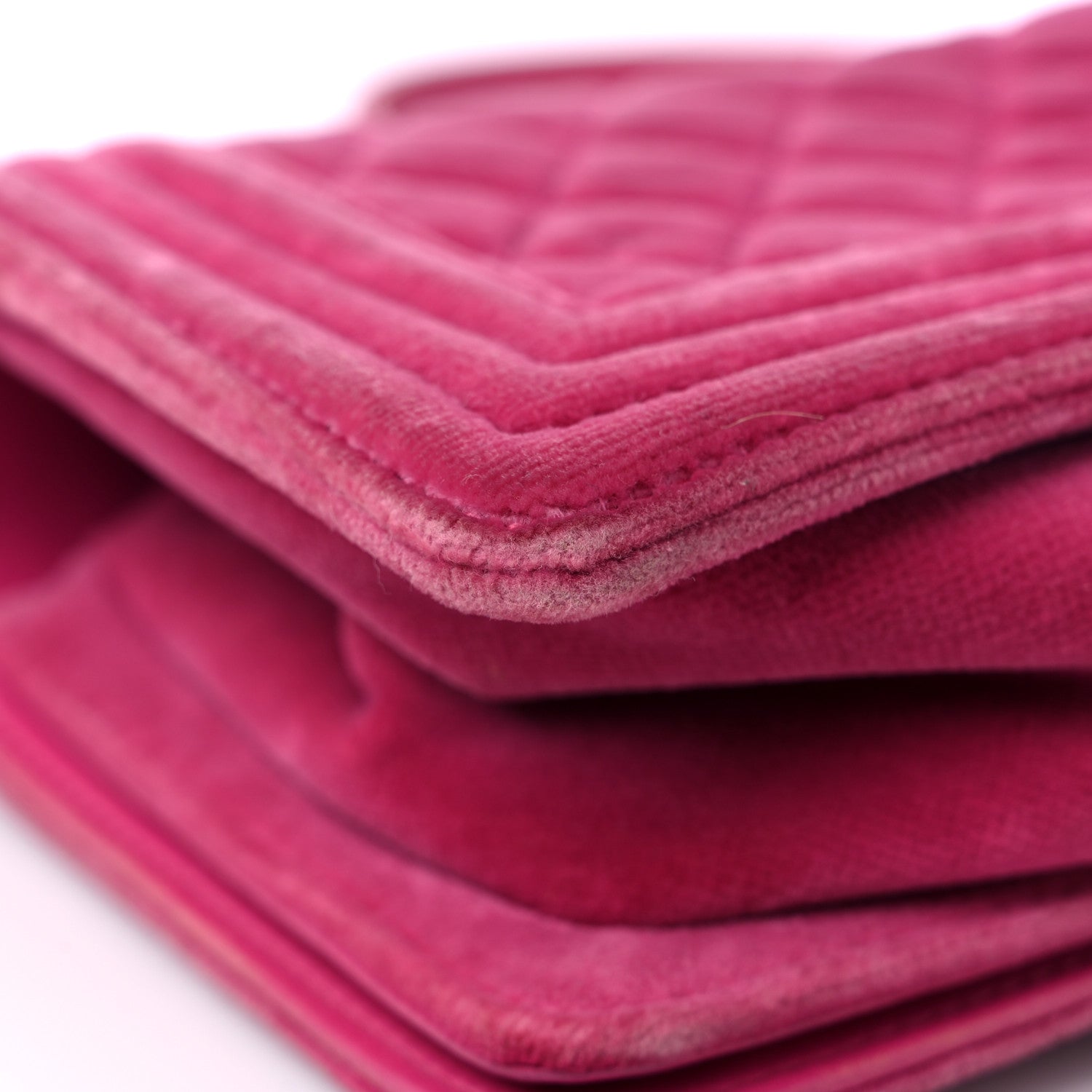 Chanel Velvet Quilted Small Boy Flap Pink 11 of 20