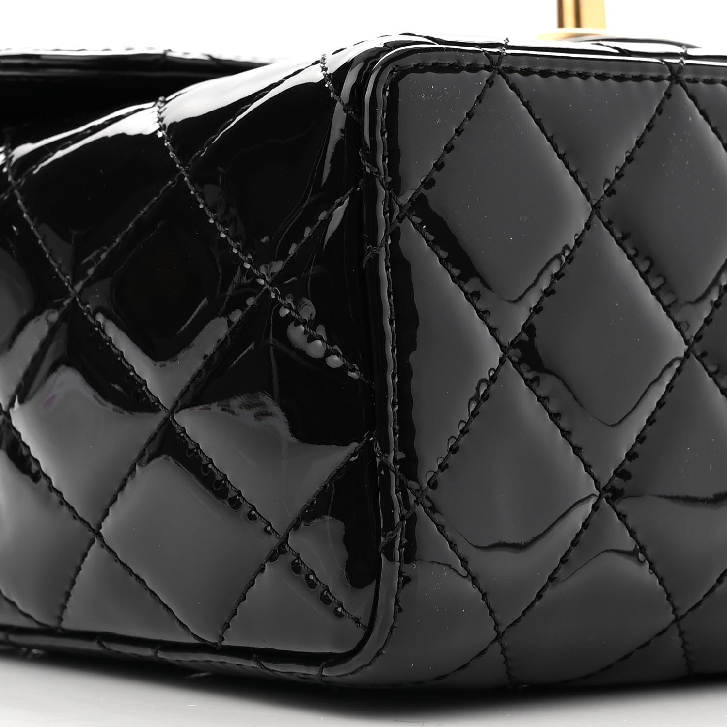 Chanel Patent Quilted Small Flap Black 8 of 11