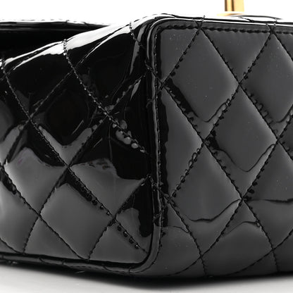 Chanel Patent Quilted Small Flap Black 8 of 11