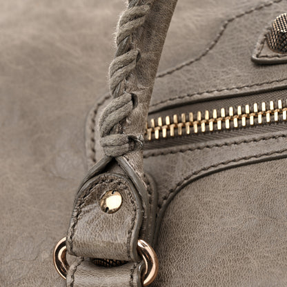 Balenciaga Agneau Giant 21 Rose Gold Hardware Weekender Gris Poivre 12 of 14