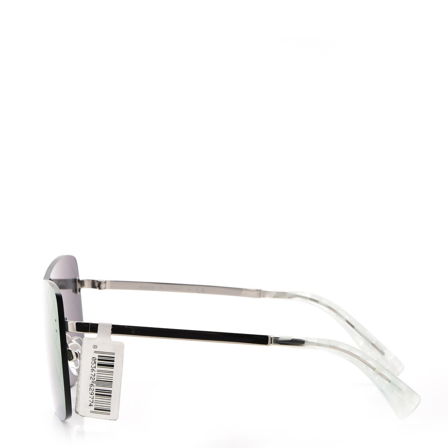 Shield Runway Sunglasses 4215 Silver Purple