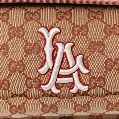 Gucci X MLB GG Monogram LA Dodgers Convertible Belt Bag Beige Ruggine Ivory 11 of 12