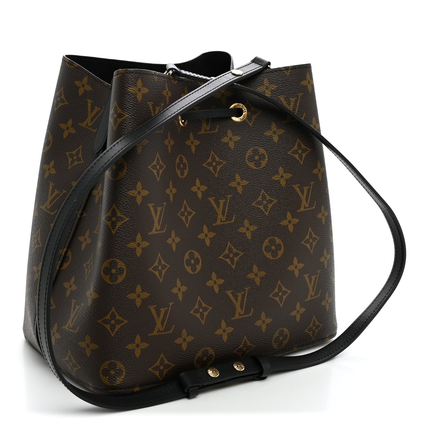 Louis Vuitton Monogram Neonoe MM Black 2 of 8