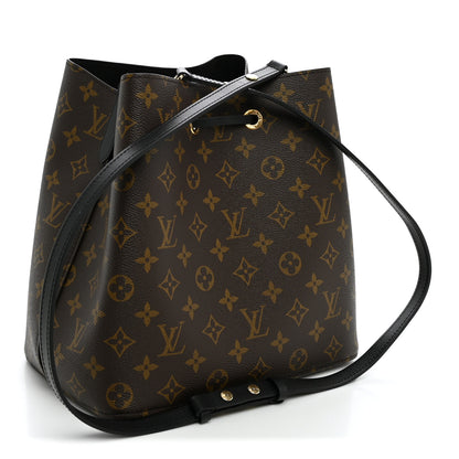 Louis Vuitton Monogram Neonoe MM Black 2 of 8