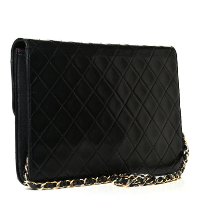 Chanel Lambskin Quilted Jumbo Single Flap Black 2 of 7