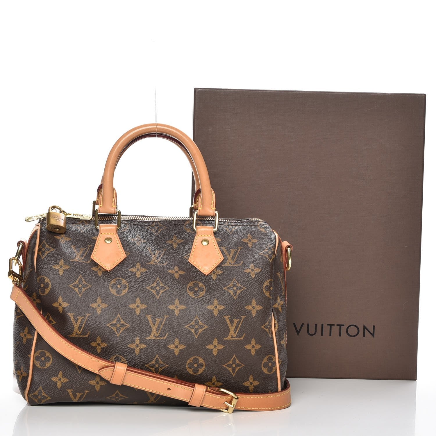 Louis Vuitton Monogram Speedy Bandouliere 25 10 of 10