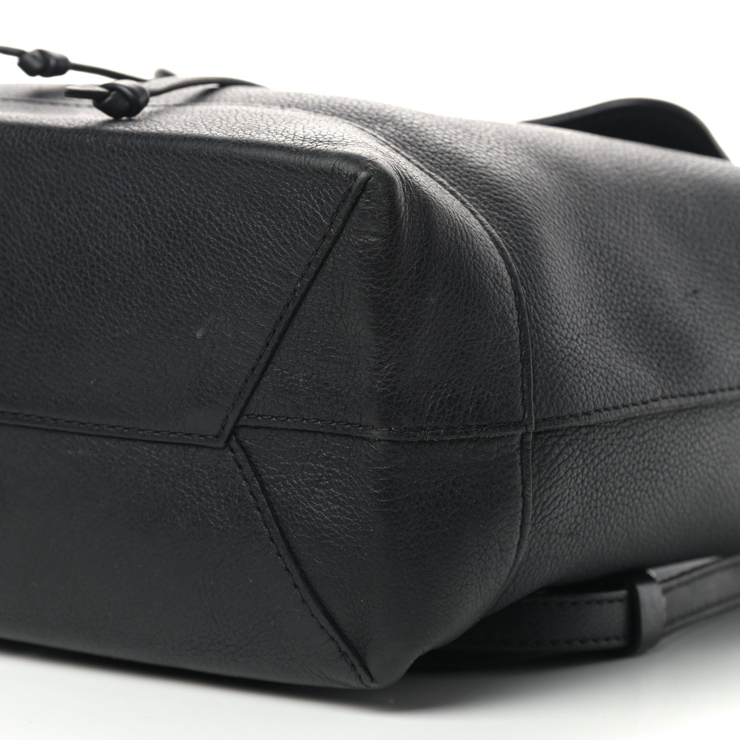 Calfskin Lockme Backpack Black