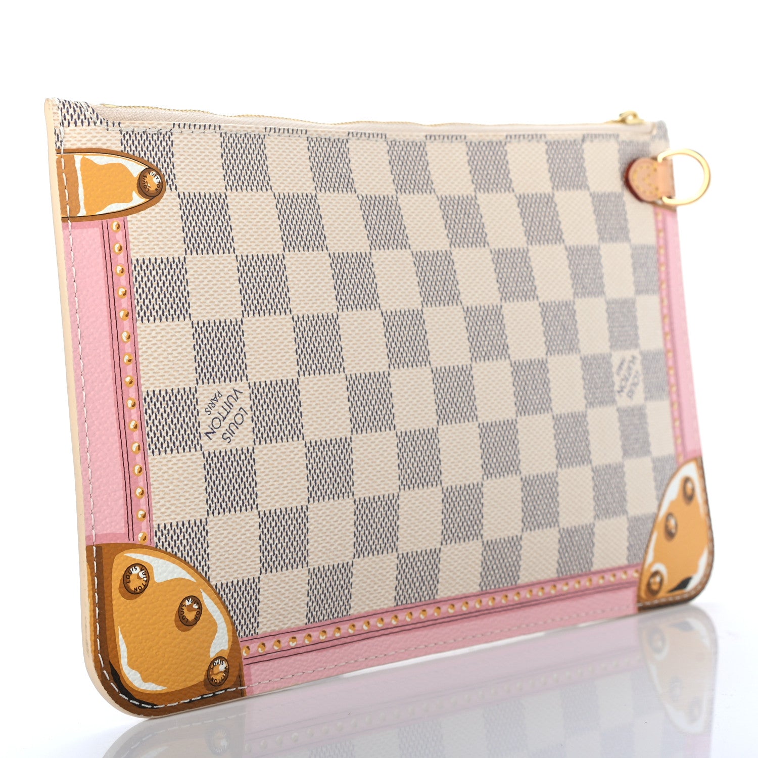 Louis Vuitton Damier Azur Summer Trunks MM GM Pochette 3 of 7