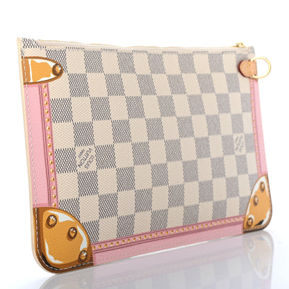 Louis Vuitton Damier Azur Summer Trunks MM GM Pochette 3 of 7