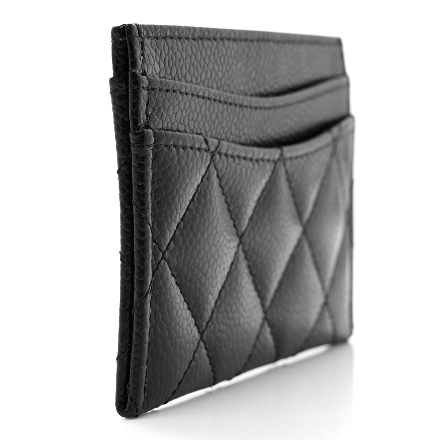 Chanel Caviar Quilted Card Holder Black 3 of 9