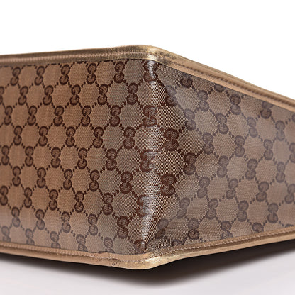 Gucci Crystal Monogram Medium Joy Tote Bag Gold 11 of 12