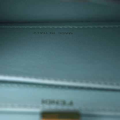 Fendi Shiny Nappa Petite Peekaboo I SEE U Satchel Spring Turquoise 7 of 13