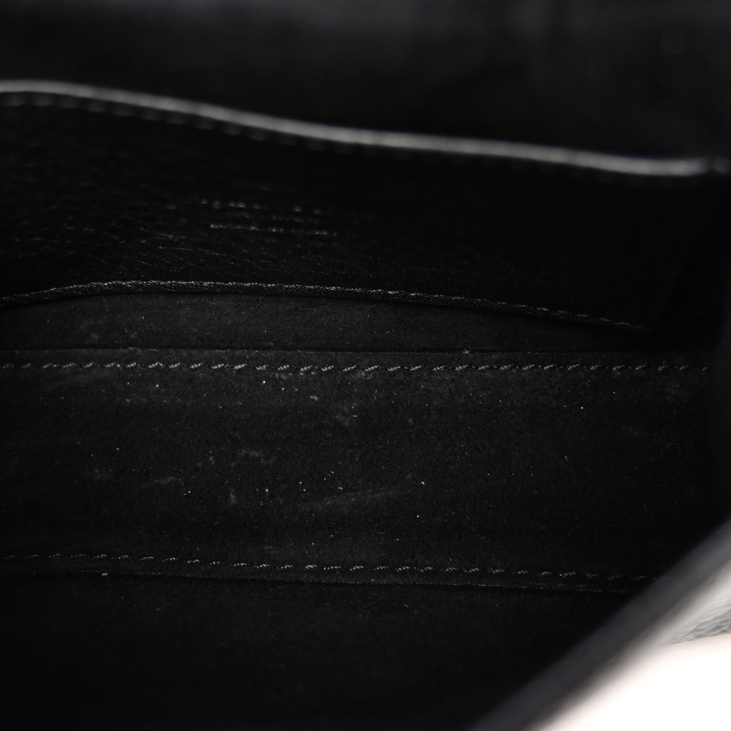 Pebbled Calfskin Rockstud Flip Lock Crossbody Bag Black